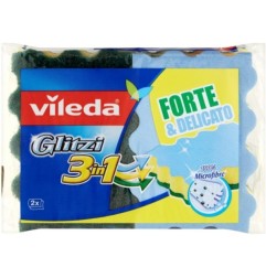 VILEDA GLITZI 3 IN UNO SPUGNA 2 LATI