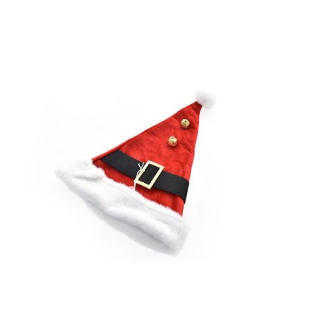CAPPELLO VELLUTO 29X45CM C/CINGHIA ROSSO