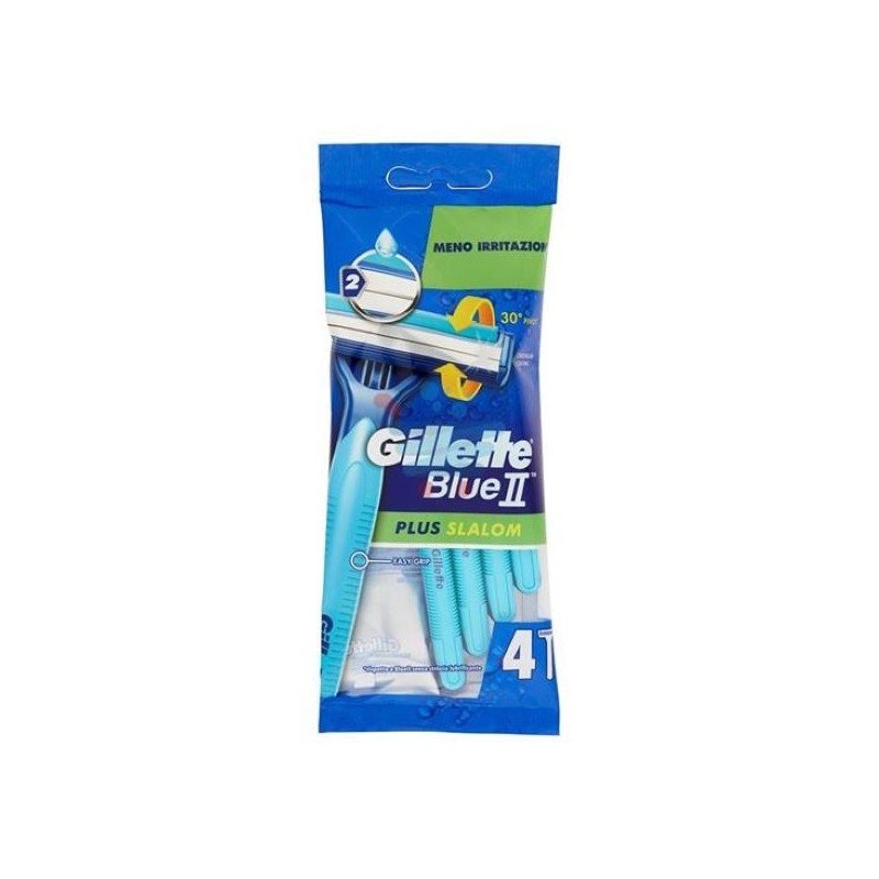 GILLETTE BLUE II PLUS SLALOM 4 LAMETTE