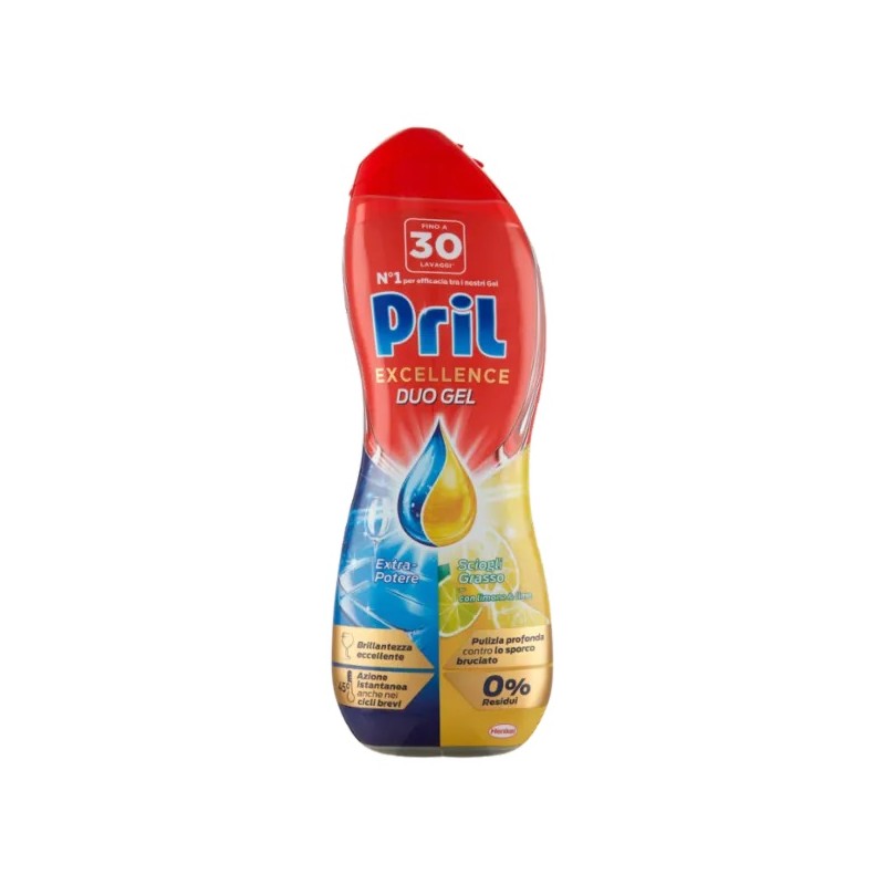 PRIL GEL EXCELLENCE LIMONE 540ML 30 LAVAGGI