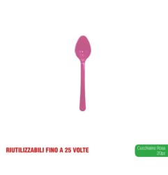 BR CUCCHIAINO PP ROSA 20PZ