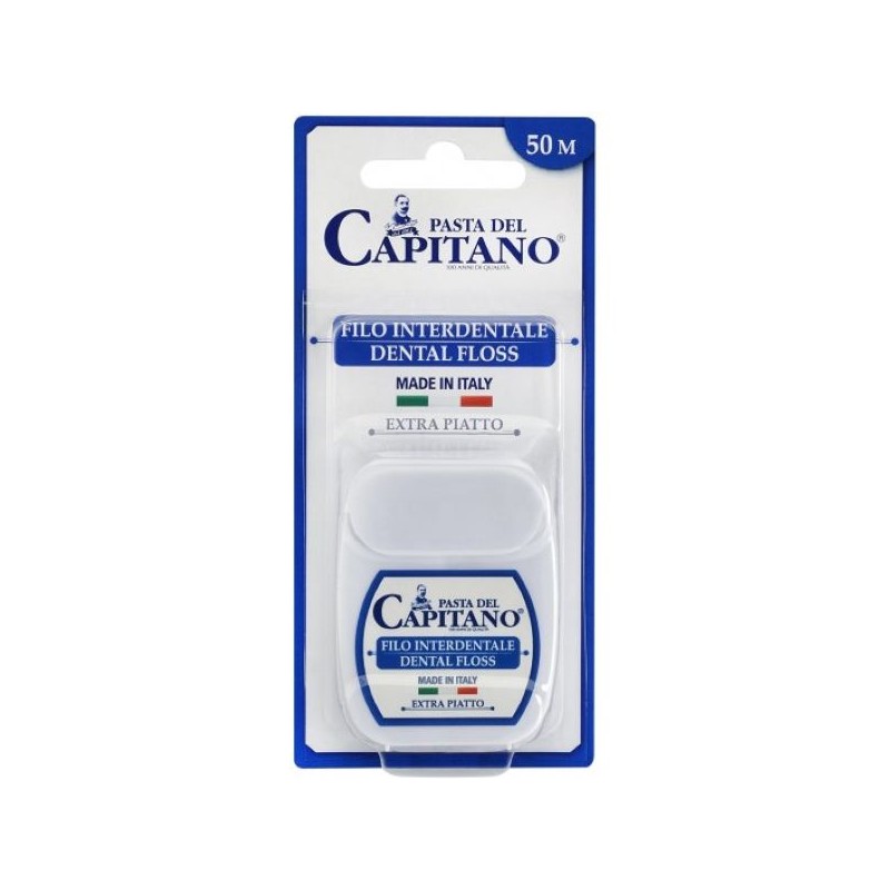 CAPITANO FILO INTERDENTALE CERATO 50MT