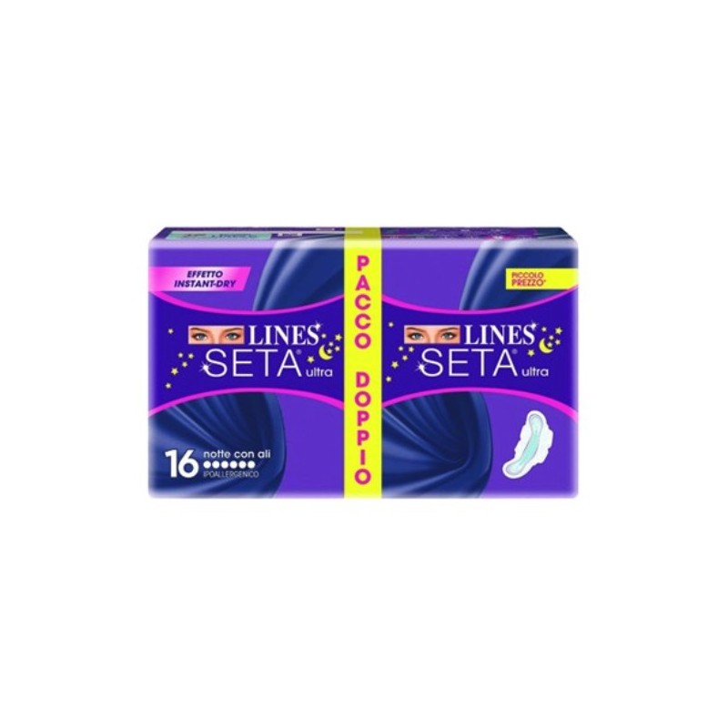 LINES SETA ULTRA NOTTE ASSORB. 16 PZ