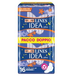 LINES IDEA ULTRA NOTTE PACCO DOPPIO ASSORB.PZ 16