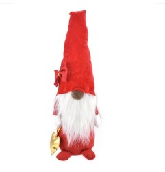 GNOMO CON CUORE 35/75CM M.256 ROSSO