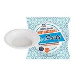 PIATTO RIUTILIZZABILE FONDO SEAPARTY 20PZ