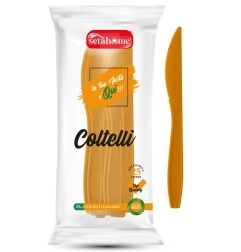 COLTELLO IN PLASTICA ARANCIONE CF 25PZ