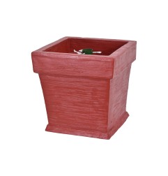 BASE ALBERO VASO 30*30*30+5CM ROSSO