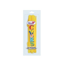 COLTELLI GIALLI 20 PZ