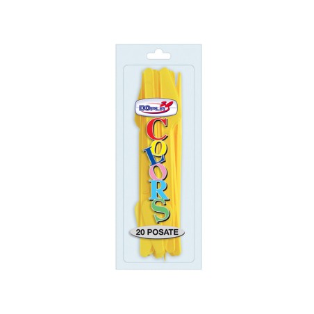 COLTELLI GIALLI 20 PZ